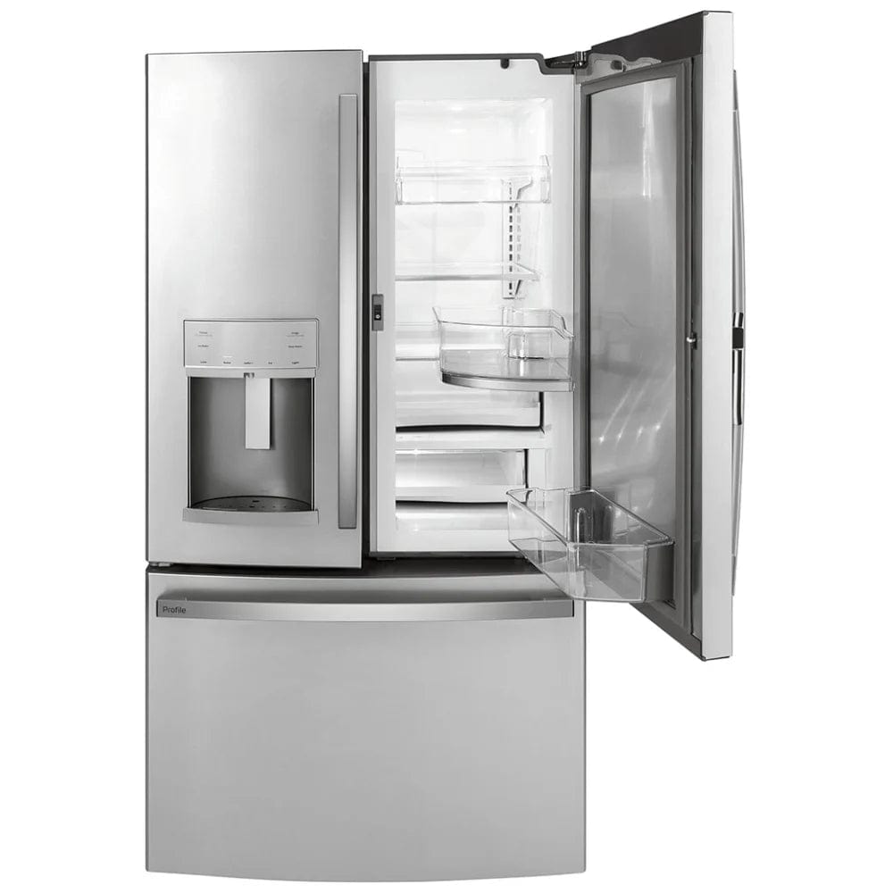 GE Profile PYD22KYNFS French Door Refrigerator, 36 inch Width, Counter Depth, 20.9 cu. ft. Capacity, Stainless Steel colour