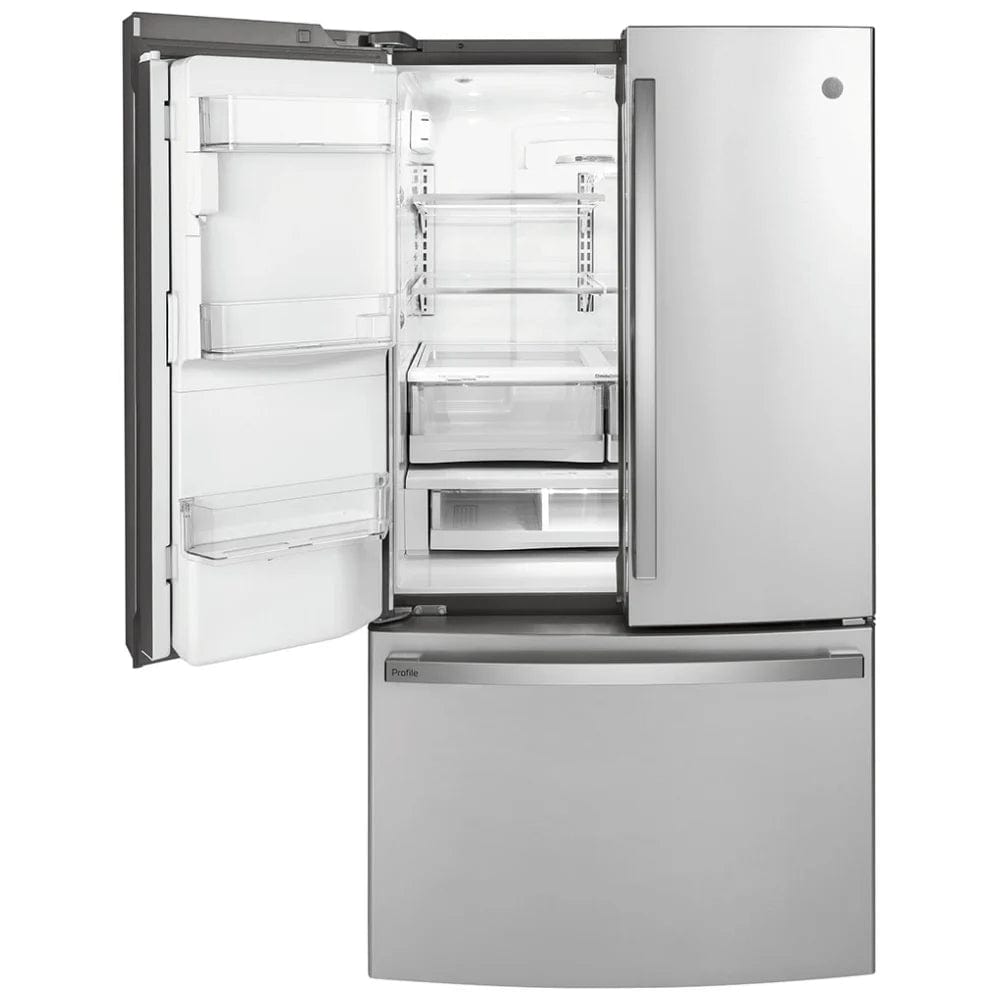 GE Profile PYD22KYNFS French Door Refrigerator, 36 inch Width, Counter Depth, 20.9 cu. ft. Capacity, Stainless Steel colour