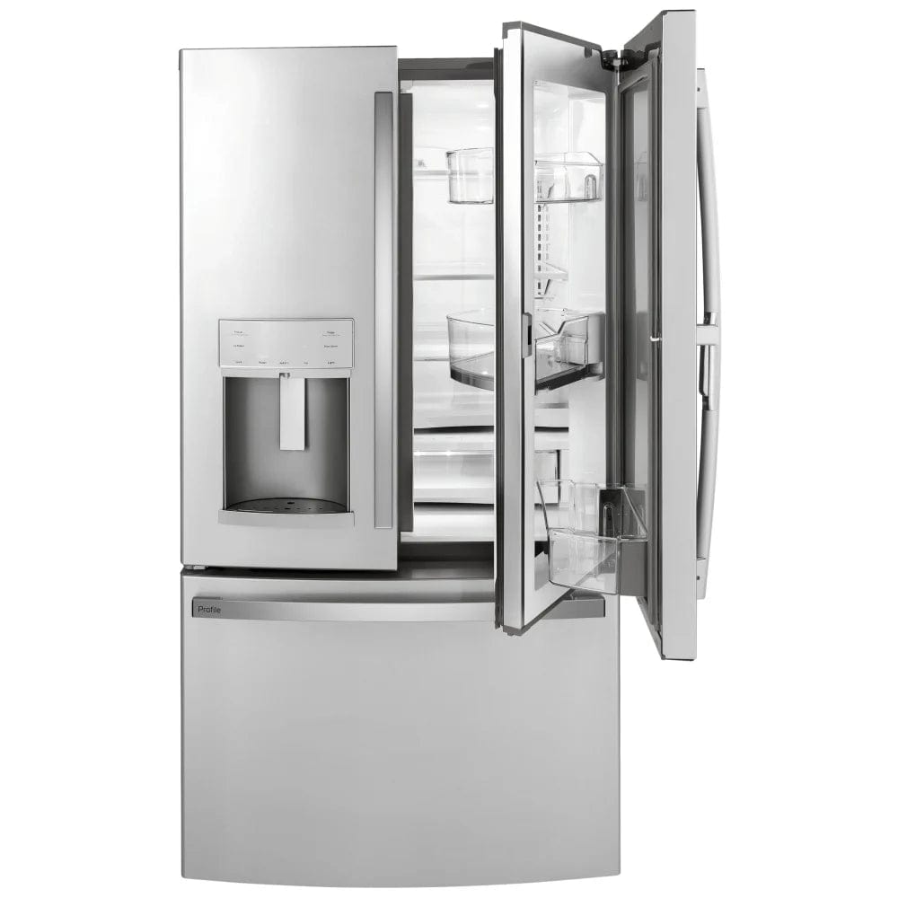 GE Profile PYD22KYNFS French Door Refrigerator, 36 inch Width, Counter Depth, 20.9 cu. ft. Capacity, Stainless Steel colour