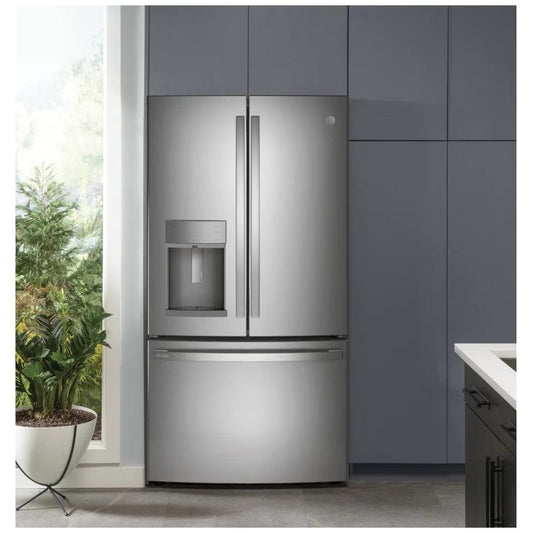 GE Profile PYD22KYNFS French Door Refrigerator, 36 inch Width, Counter Depth, 20.9 cu. ft. Capacity, Stainless Steel colour