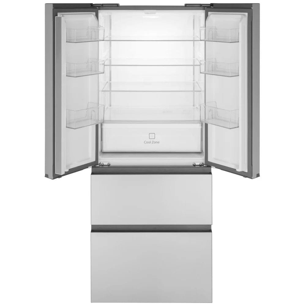 Haier (QJS15HYRFS) French Door Refrigerator, 28 inch Width, Counter Depth, 14.51 cu. ft. Capacity -- Stainless Steel