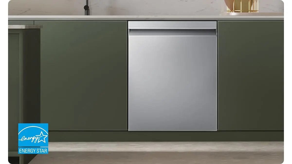 Samsung DW80CG5451SRAA Dishwasher, 24 inch Exterior Width, 46 dB Decibel Level, Fully Integrated, Stainless Steel (Interior), 7 Wash Cycles, 15 Capacity (Place Settings), Wifi Enabled, Stainless Steel colour