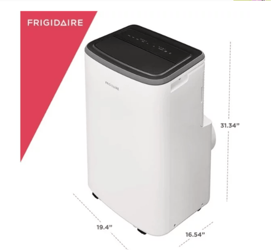 FHPW142AC1 - Frigidaire FHPH142AC1 Heat/Cool Portable Air Conditioner, 14000 BTU, 700 Sq. Ft. Cooling Area, White