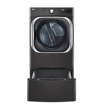 LG WDP5B Pedestal, 29 inch Width, 1.1 cu. ft. Capacity, Black Stainless Steel colour for WM8900HBA