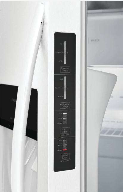 Frigidaire 22.3 Cu. Ft. Side-by-Side Refrigerator - FRSS2323AW 33"