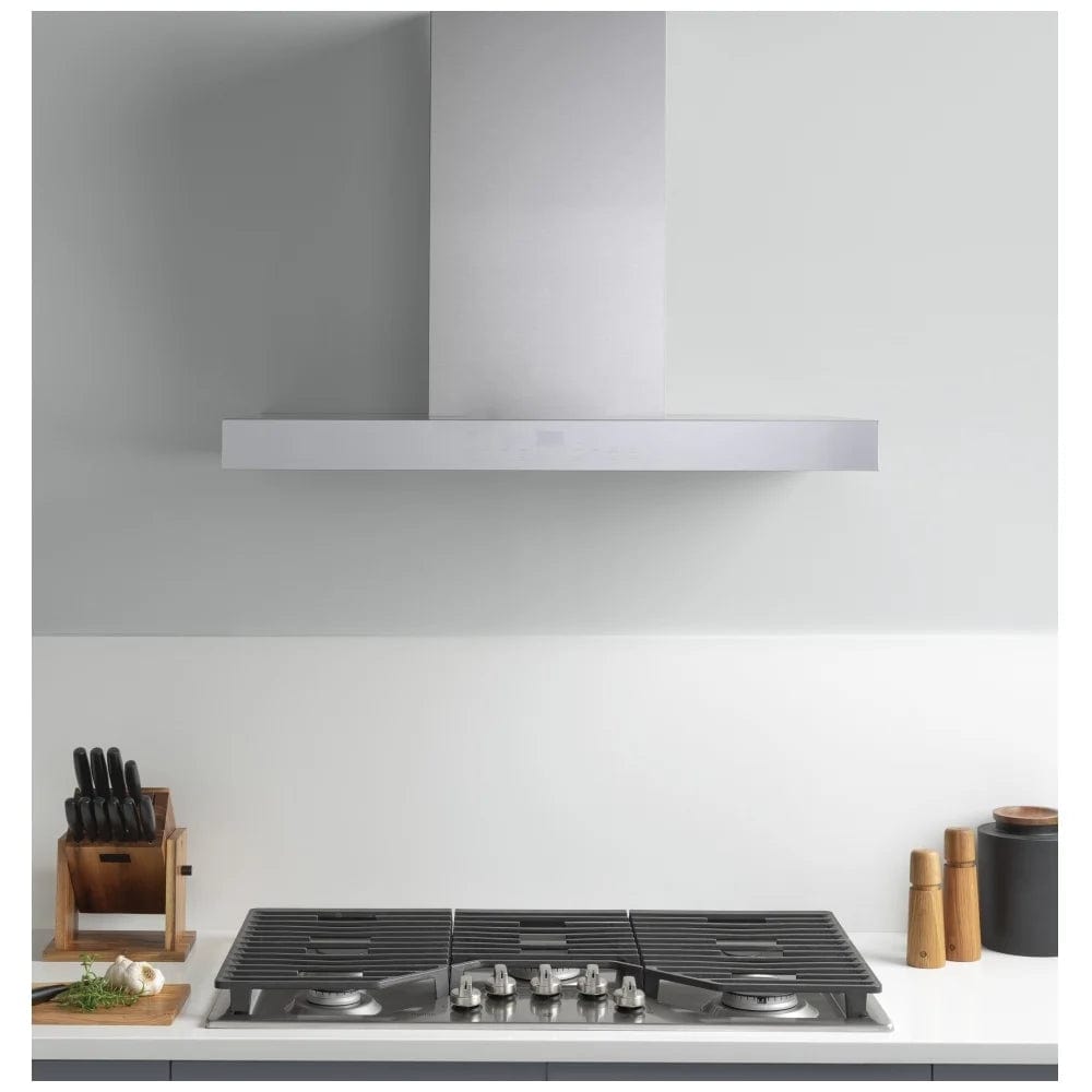 Cafe UVW9361SLSS Range Hood, 36 inch Exterior Width, 4, 610 CFM, 1.0 - 4.0, LED, Dishwasher Safe Filters, 4, Stainless Steel colour