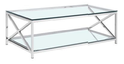 ELSA Coffee Table GY-CT-SX0302 w/ Mirror shelf