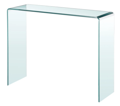 BENT GLASS Console Table GY-S04 CST-12 (NS)