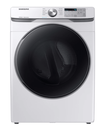 7.5 cu. ft. Electric Dryer with Steam Sanitize+ in White DVE45R6100W/A3 / DVE45R6100W/A3