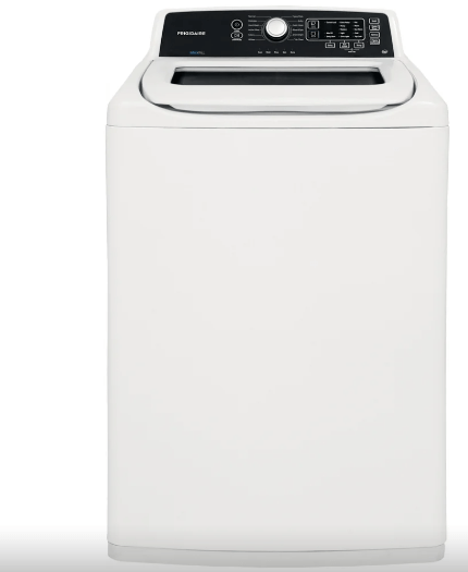 Frigidaire FFTW4120SW Top Load Washer, 27" Width, Agitator, 4.7 cu. ft. Capacity, 12 Wash Cycles, 3 Temperature Settings, White