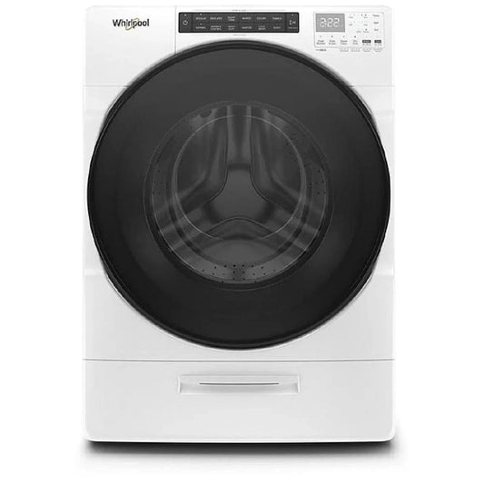 Whirlpool WFC682CLW All-in-One Washer Dryer Combo, 5.2 cu. ft. Washer Capacity, Steam Clean, 41 Wash Cycles, 5 Temperature Settings, 1,160 RPM Washer Spin Speed, Electric, White color Load & Go XL Plus Dispenser, All-In-One Washer & Dryer
