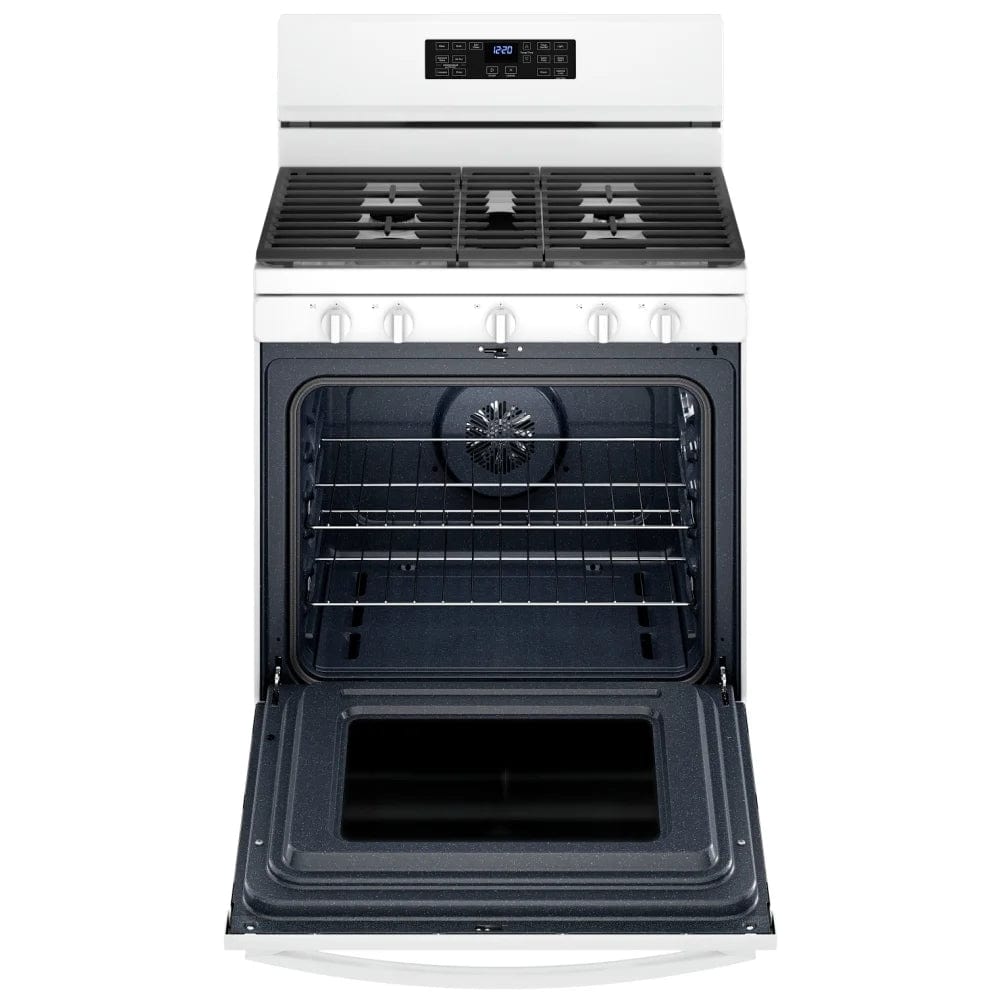 Whirlpool 30" 5.0 Cu. Ft. Self-Clean 5-Burner Freestanding Gas Air Fry Range (WFG550S0LW) - White