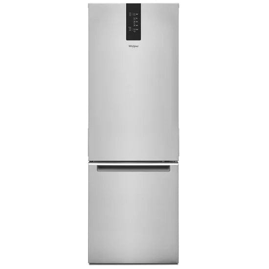 Whirlpool WRB533CZJZ Bottom Freezer Refrigerator, 24 inch Width, ENERGY STAR Certified, Counter Depth, 12.7 cu. ft. Capacity, Stainless Steel colour