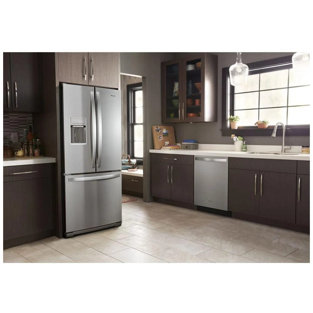 Whirlpool WRF560SEHZ French Door Refrigerator, 30 inch Width, 19.7 cu. ft. Capacity, Stainless Steel color