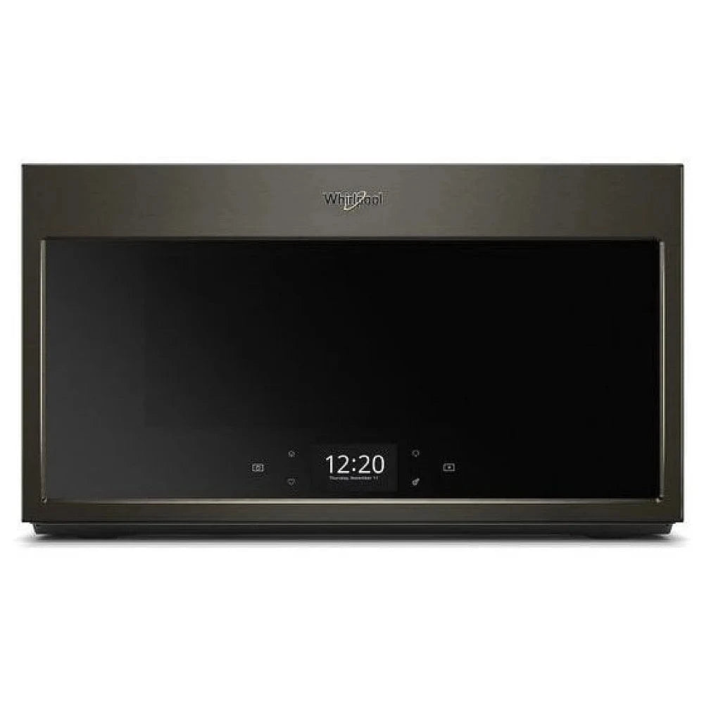 Whirlpool YWMHA9019HV Over the Range Microwave, 1.9 cu. ft. Capacity, 400 CFM, 1100W Watts, Convection, LED, Stainless Steel Interior, 30 inch Exterior Width, Black Stainless Steel colour