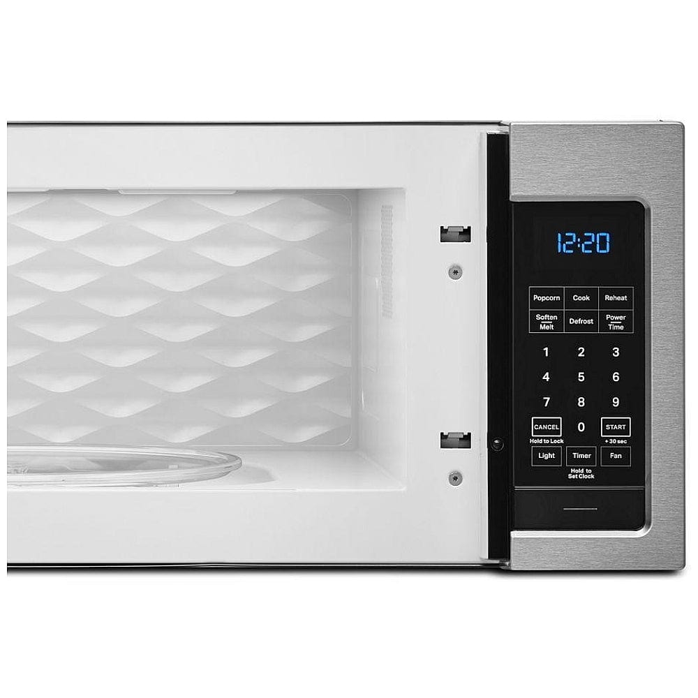 Whirlpool 1.1-cu. ft. Low Profile Microwave Hood Combination - Stainless Steel (YWML35011KS)