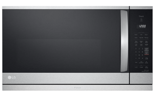 LG MVEL2125F Over the Range Microwave, 2.1 cu. ft. Capacity, 400 CFM, 900W Watts, LED, 30" Exterior Width, Stainless Steel colour