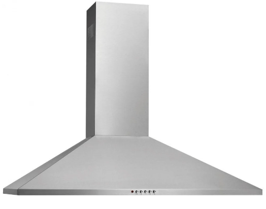 Frigidaire FHWC3055LS Range Hood, Chimney, Wall Mounted, 30" Exterior Width, 400 CFM, Accepts Both, Halogen, Dishwasher Safe Filters, Aluminum Mesh, Stainless Steel colour Blower Included