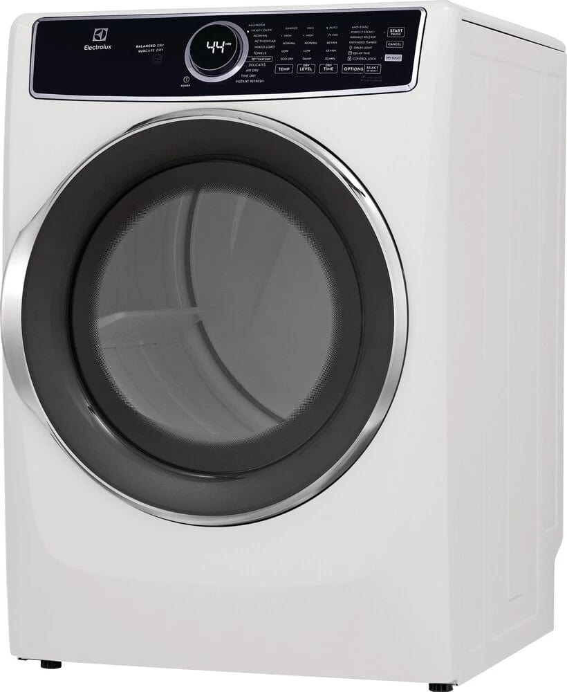 Electrolux Front Load Perfect Steam™ Electric Dryer with Balanced Dry™ and Instant Refresh – 8.0 Cu. Ft.  ELFE7637BW