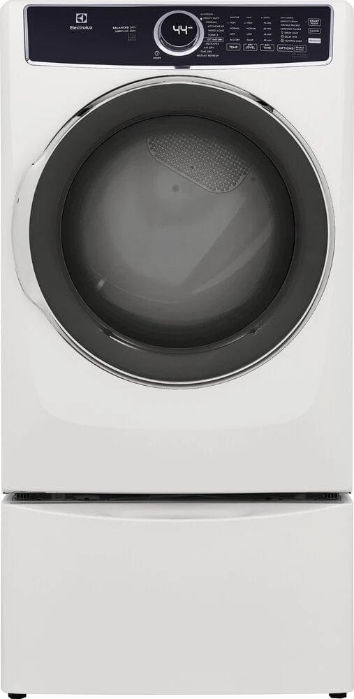 Electrolux Front Load Perfect Steam™ Electric Dryer with Balanced Dry™ and Instant Refresh – 8.0 Cu. Ft.  ELFE7637BW