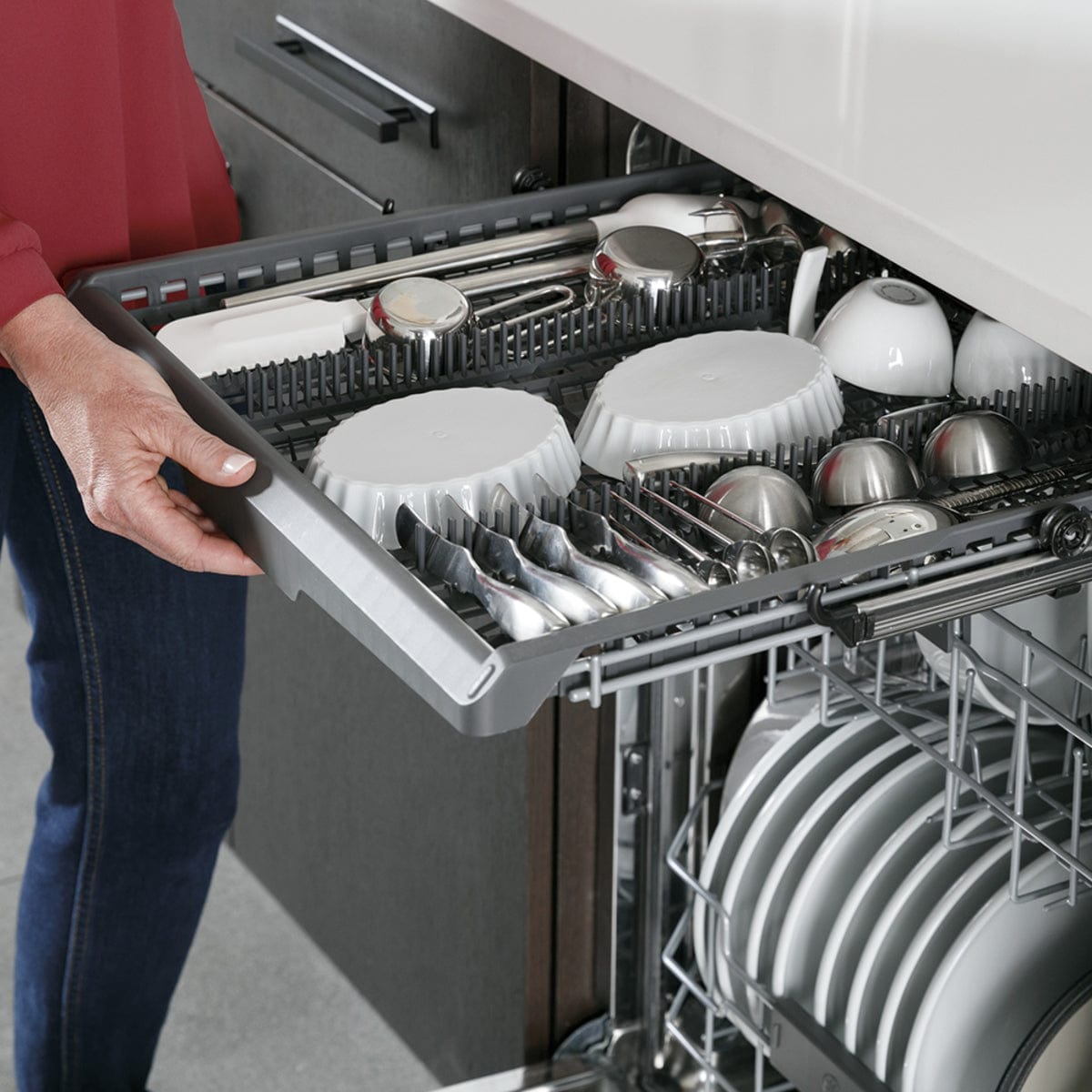 GE Profile™ Stainless Steel Interior Dishwasher with Hidden Controls Stainless Steel - PDT785SYNFS