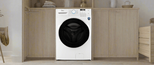 MIDEA 5.2 Cu. Ft. Front Load Washer  MLH52N5AWW Stackable