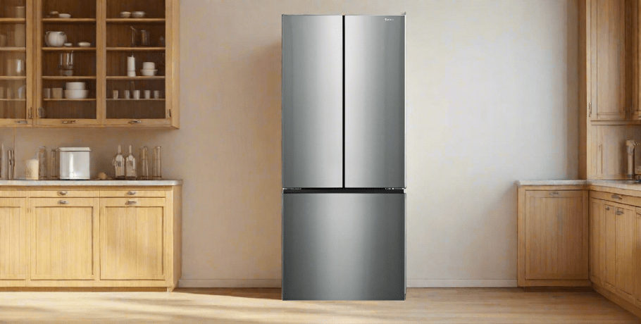 Galanz 28" 16 Cu. Ft. French Door Refrigerator with LED Lighting (GLR16FS2M08) - Stainless Steel