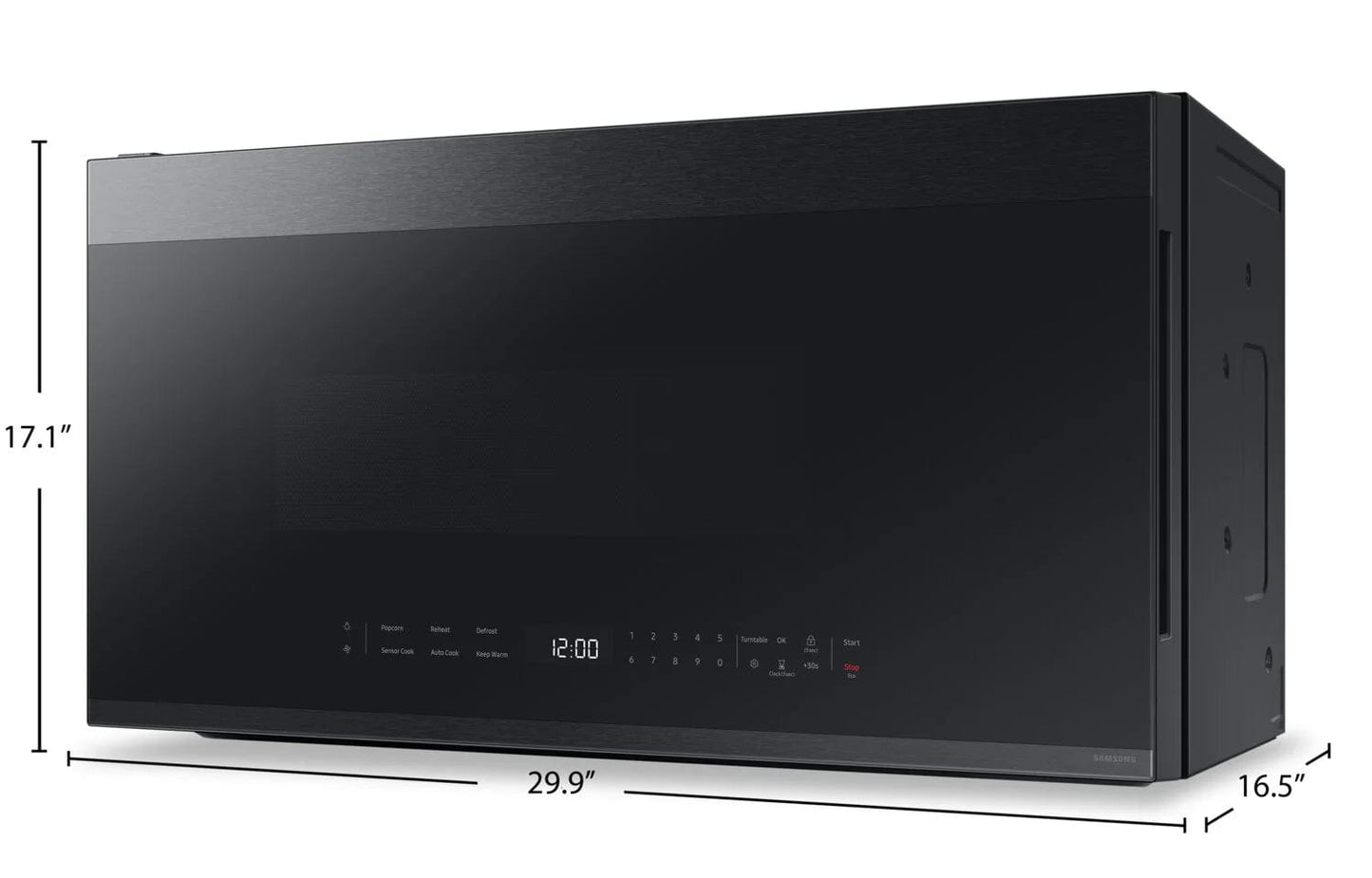 Samsung 2.1 Cu. Ft. Over-the-Range Microwave with 400 CFM and Glass Touch Control (ME21DG6500MTAC)