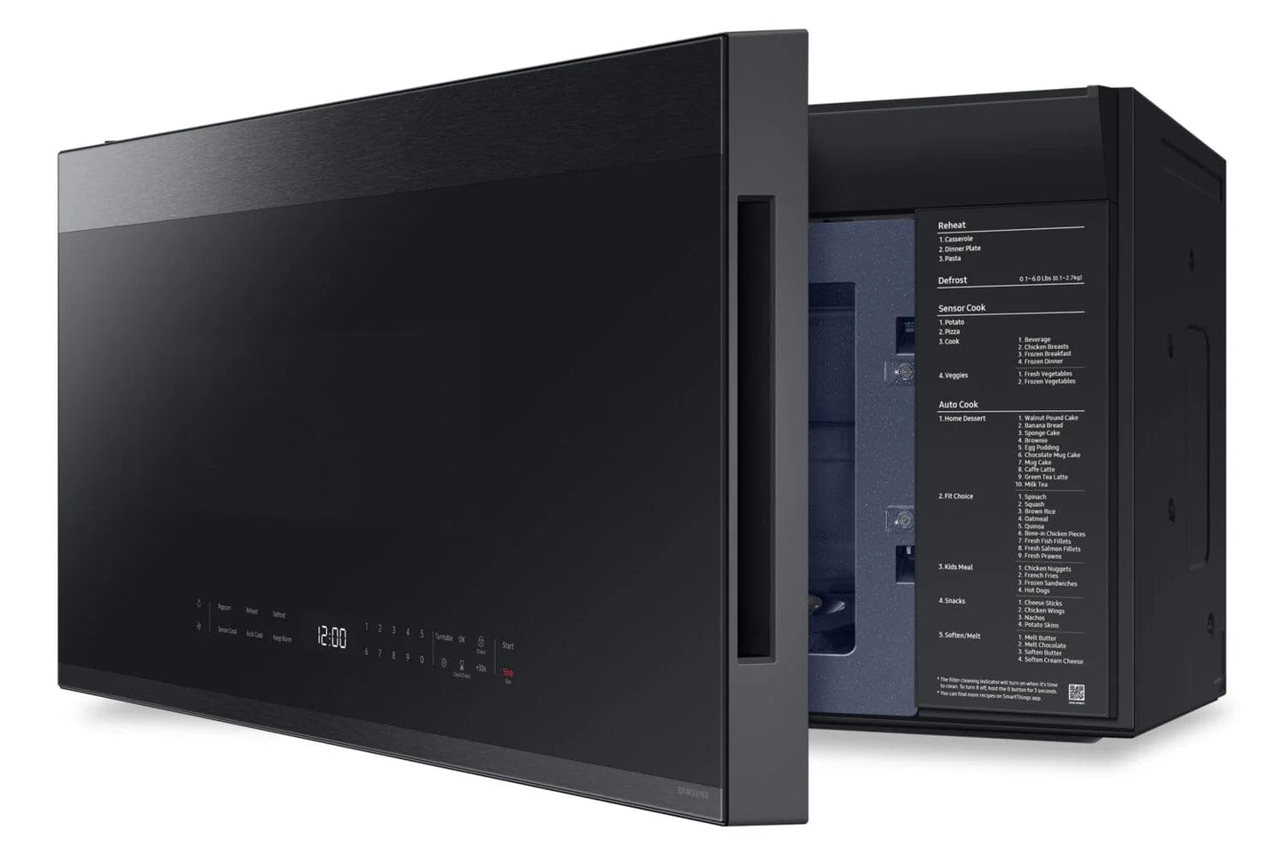 Samsung 2.1 Cu. Ft. Over-the-Range Microwave with 400 CFM and Glass Touch Control (ME21DG6500MTAC)