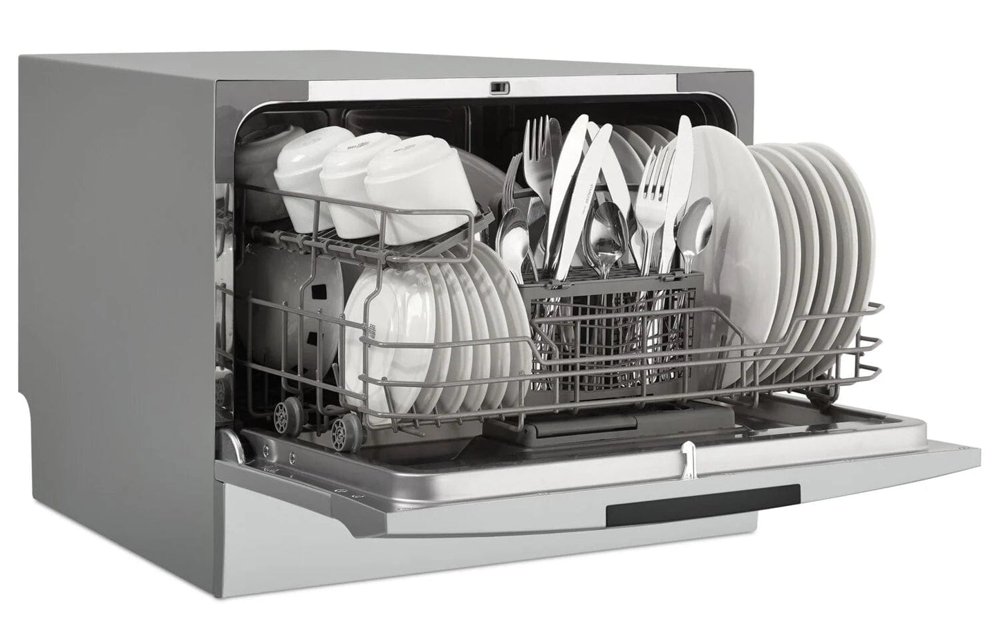 Danby 22" 54dB Portable Dishwasher with Stainless Steel Tub (DDW631SDB) - Stainless Steel/Silver