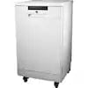 RCA 18 in. White Electronic Portable 120-volt Dishwasher with 3-Cycles with 8 Place Settings RDW1809