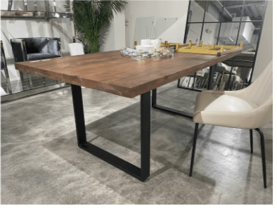 72" DINING WOOD TOP STRAIGHT EDGE FLIP TOP SHH-XL-501 U legs