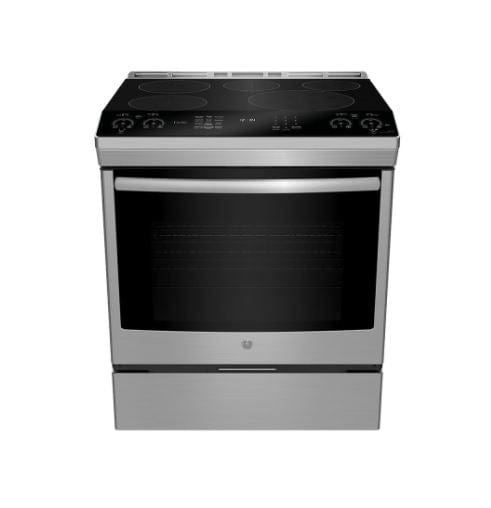 GE PROFILE 30" SLIDE-IN SELF-CLEAN ELECTRIC INDUCTION RANGE WITH WIFI STAINLESS STEEL - PCHS920YMFS