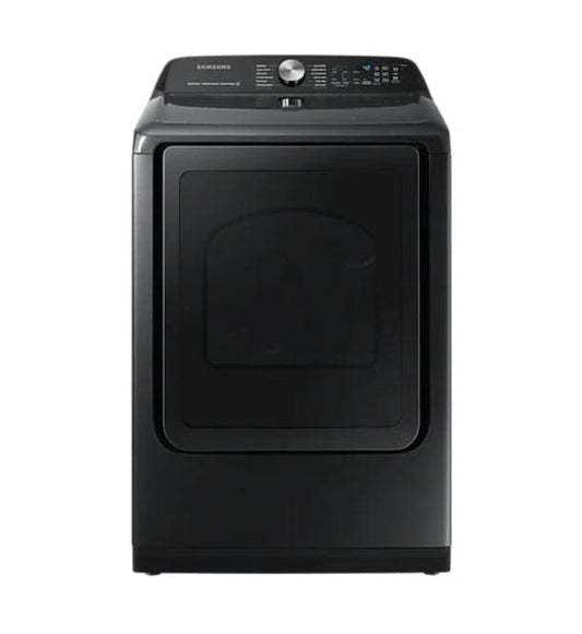 Samsung 7.4 Cu.Ft. Electric Dryer with Steam Black Stainless Steel (DVE50A5405V/AC)