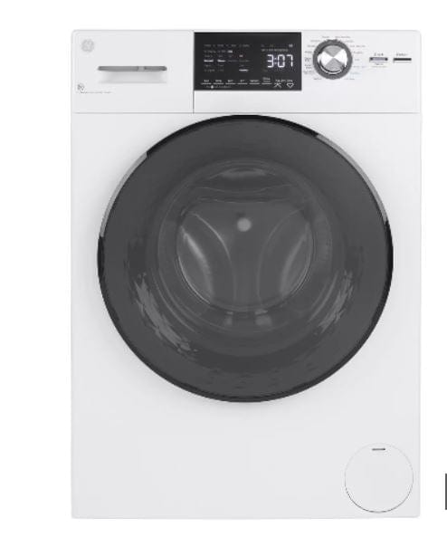 GE Compact Washer, 24 inch Width, 2.8 cu. ft. Capacity, Steam Clean, 14 Wash Cycles, White All-In-One Washer & DryerGFQ14ESSNWW