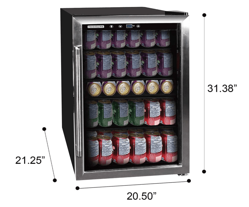 Frigidaire 126-Can Stainless Steel Beverage Center - EFMIS155