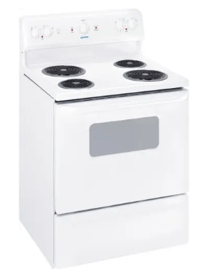 30" Exterior Width, Electric Range - MCBS523DN1WW / MCBS525DNWW