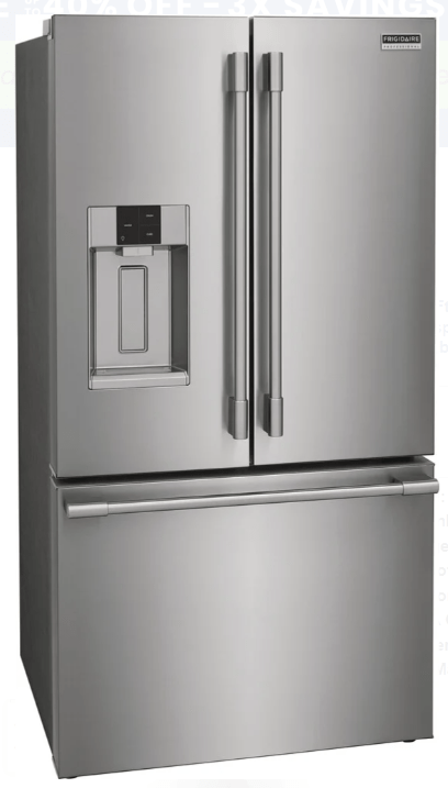 Frigidaire Professional 36-inch W 27.8 Cu. Ft. French Door Refrigerator in Smudge-Proof® Stainless Steel - ENERGY STAR® Model # PRFS2883AF