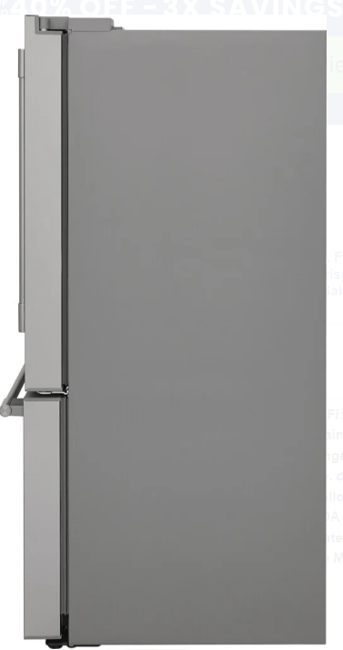 Frigidaire Professional 36-inch W 27.8 Cu. Ft. French Door Refrigerator in Smudge-Proof® Stainless Steel - ENERGY STAR® Model # PRFS2883AF