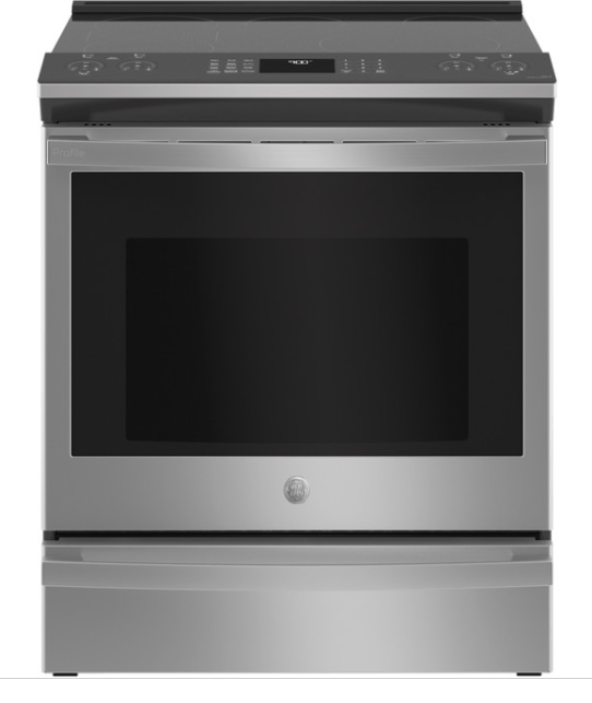 30-inch, 5.3-cu ft, Slide In Electric Range with Self-Cleaning Convection Oven - PSS93YP1FS