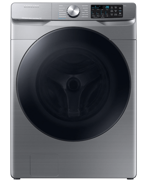 Samsung WF45B6300AP - WF45B6300AP/US Front Load Washer, 27" Width, ENERGY STAR Certified, 5.2 cu. ft. Capacity, Steam Clean, 12 Wash Cycles, 5 Temperature Settings, Stackable, 1200 RPM Washer Spin Speed, Water Heater, Wifi Enabled, Grey colour