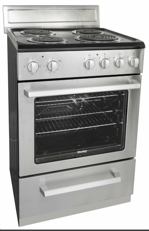 DANBY COIL STOVE 24" STAINLESS-STEEL  - DERM240BSSC