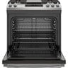 GE JCGSS66SELSS Gas Range, 30 inch Exterior Width, 4 Burners, 5.4 cu. ft. Capacity, Storage Drawer, 1 Ovens, Stainless Steel colour