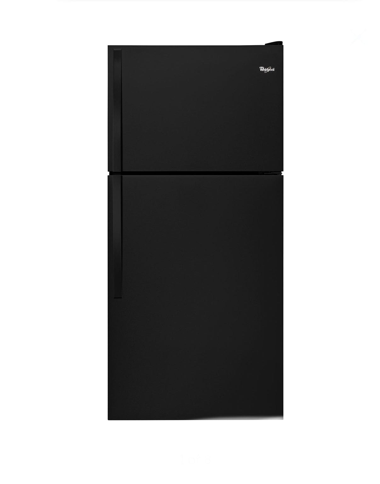 "Whirlpool WRT318FZDB 30" Top Mount Refrigerator: 18.2 cu. ft., Optional Ice Maker, Interior Light, Black"