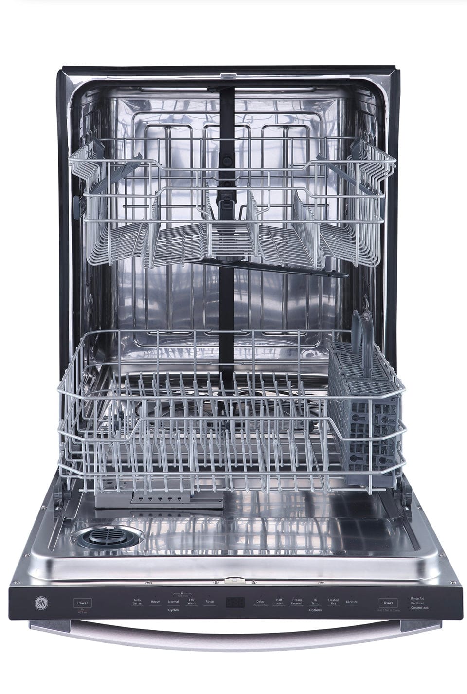 GE 24" 48dB Built-In Dishwasher with Stainless Steel Tub (GBT640SSPSS) - Stainless Steel