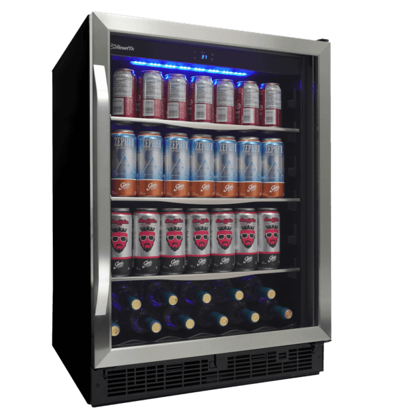 24" SINGLE ZONE BEVERAGE CENTER SBC057D1BSS (scratch and dent)