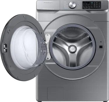 Samsung WF45B6300AP - WF45B6300AP/US Front Load Washer, 27" Width, ENERGY STAR Certified, 5.2 cu. ft. Capacity, Steam Clean, 12 Wash Cycles, 5 Temperature Settings, Stackable, 1200 RPM Washer Spin Speed, Water Heater, Wifi Enabled, Grey colour